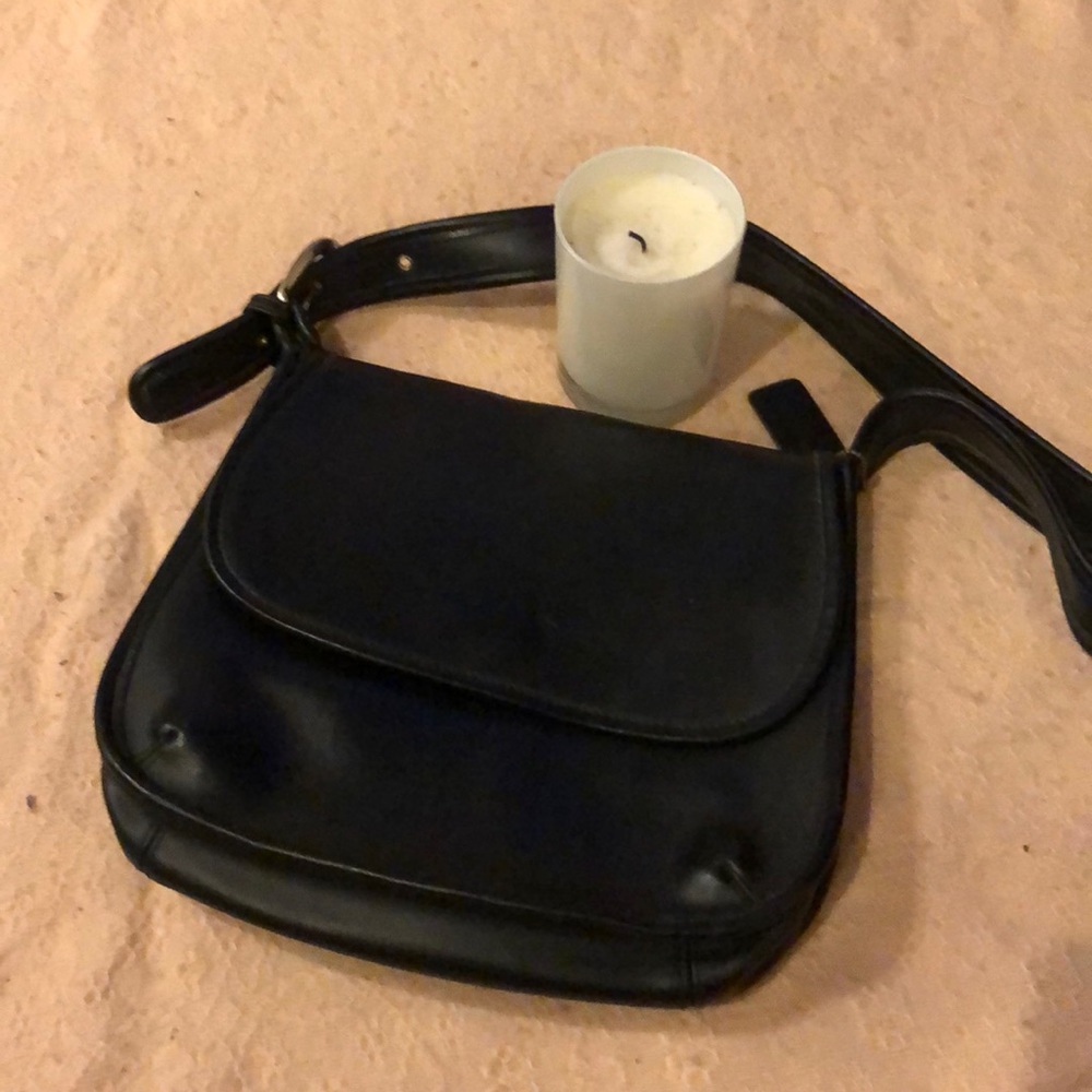 Leather satchel bag